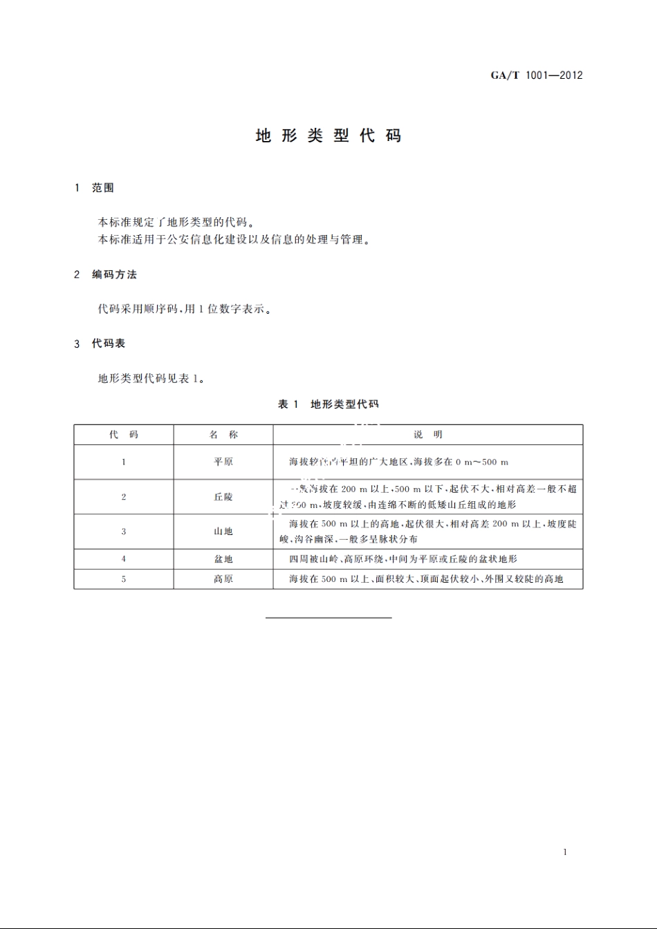 地形类型代码 GAT 1001-2012.pdf_第3页