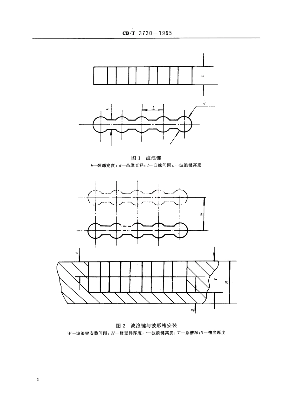 船用铸铁件金属扣合修理技术要求 CBT 3730-1995.pdf_第3页
