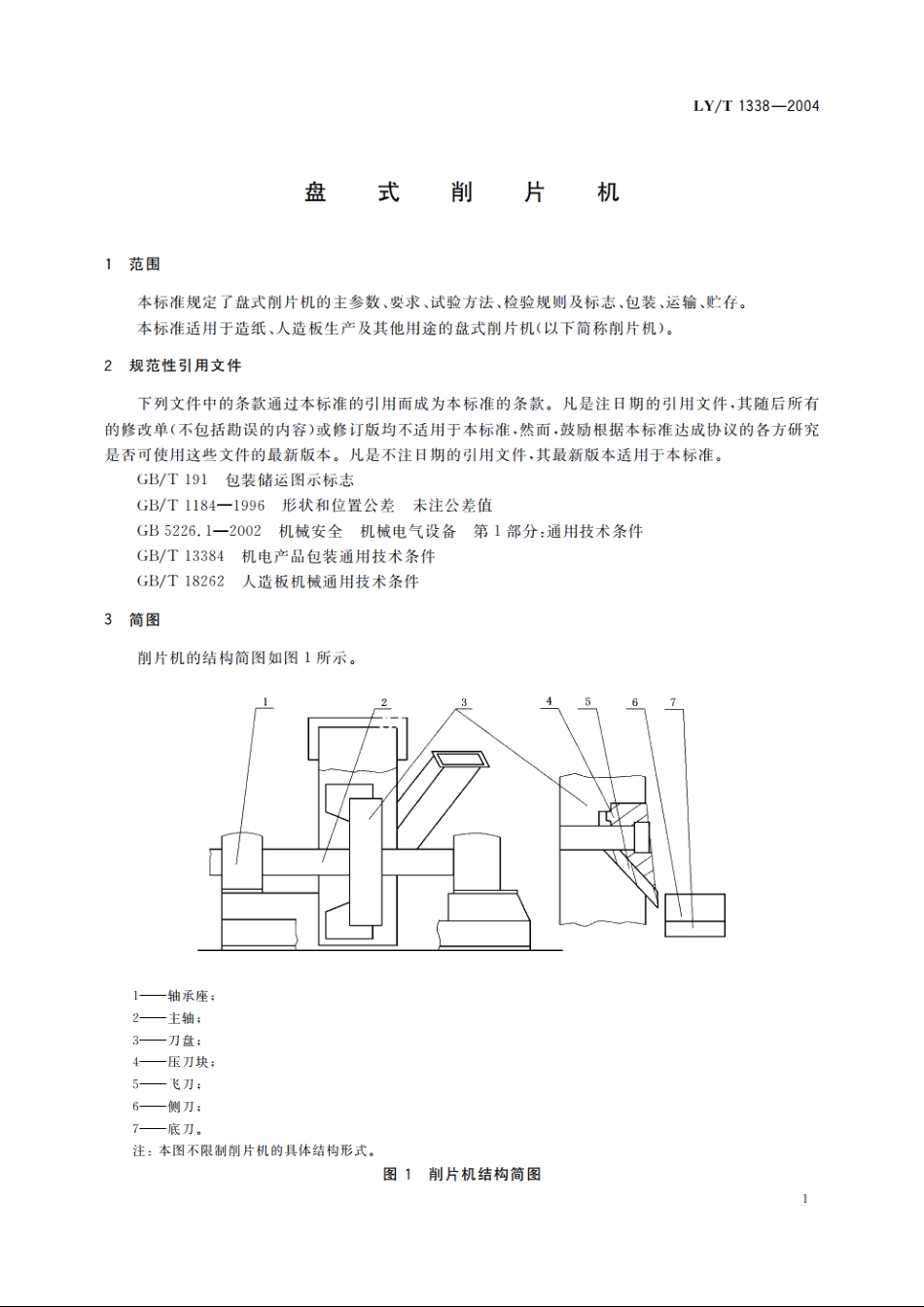盘式削片机 LYT 1338-2004.pdf_第3页