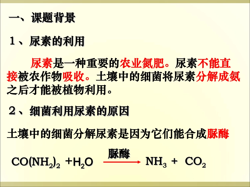 土壤中分解尿素的细菌的分离和计数-上课用.ppt_第2页