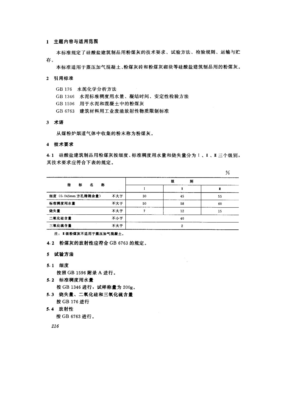 建筑制品用粉煤灰 JC 409-1991.pdf_第2页