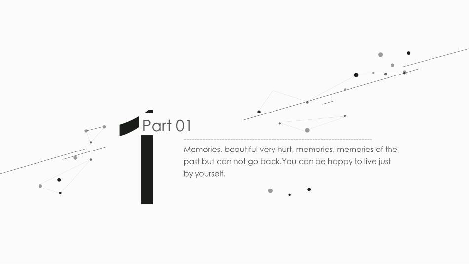 创意极简黑灰点线设计PPT模板.pptx_第3页