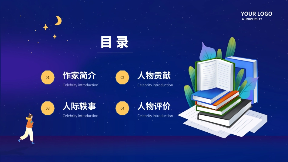 卡通风名人作家林徽因生平介绍PPT.pptx_第2页