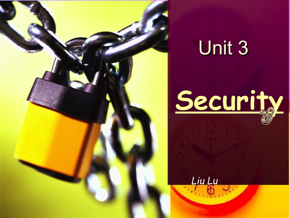 湖南大学《大学英语第三册》课件-第3章.pdf_第1页