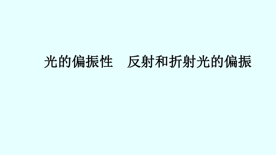 复旦大学《大学物理》课件-光的偏振 (1)(1).pdf_第2页