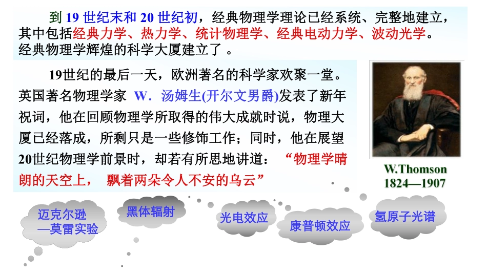 复旦大学《大学物理》课件-量子物理(1).pdf_第2页