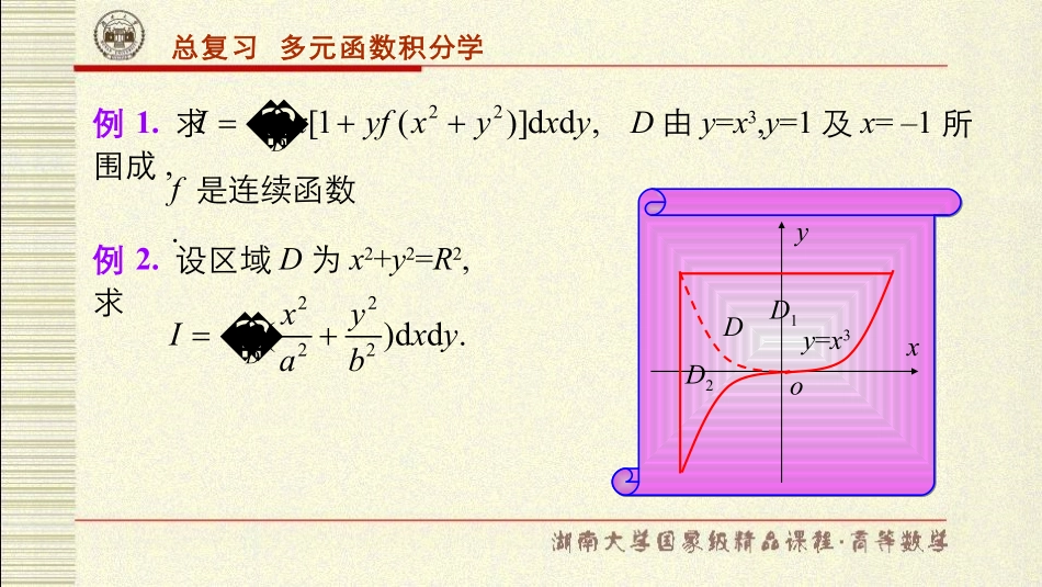 湖南大学《高等数学》课件-总复习.pdf_第3页