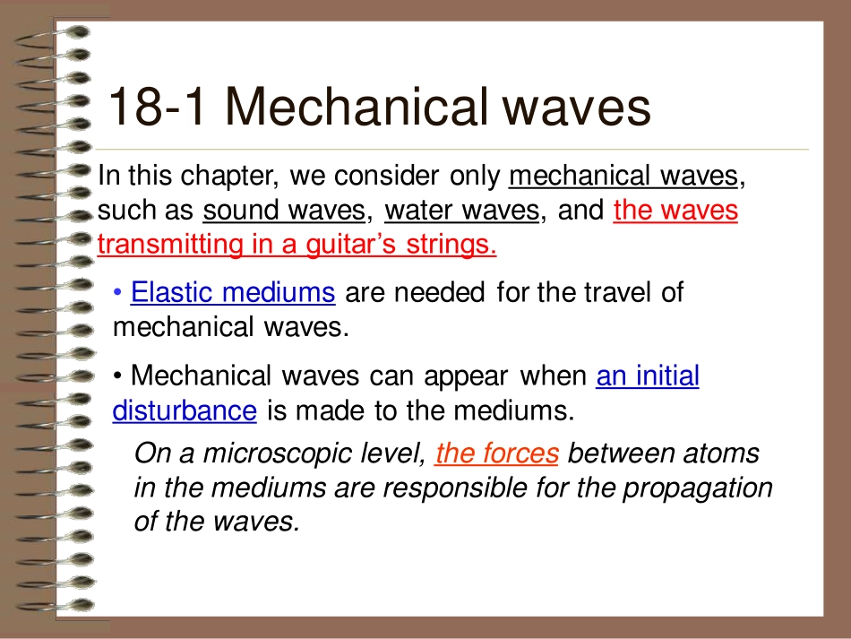 复旦大学《大学物理》课件（英文）-第18章 Wave Motion(1).pdf_第2页