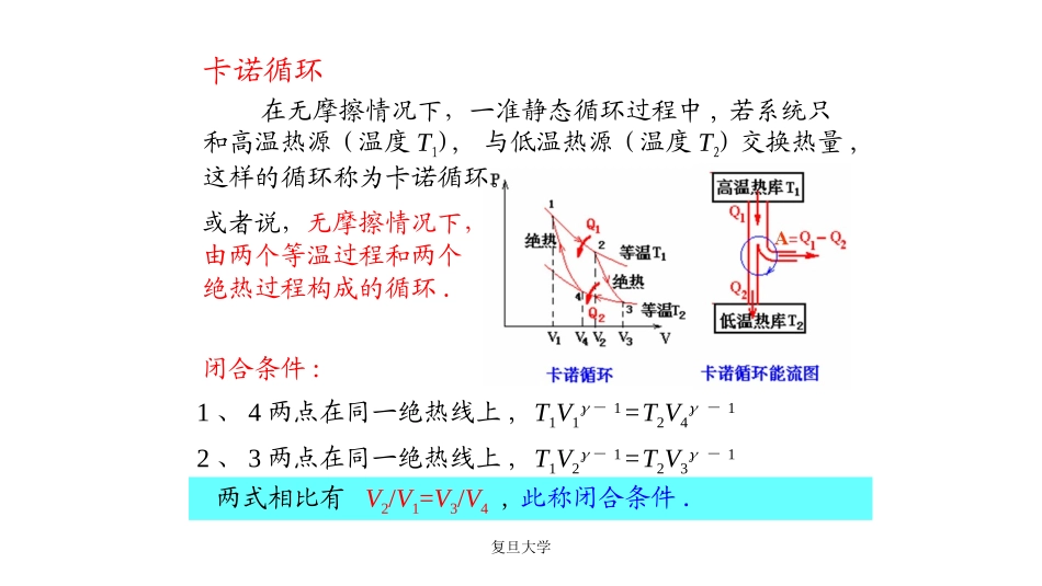 复旦大学《大学物理》课件-卡诺循环(1).pptx_第2页