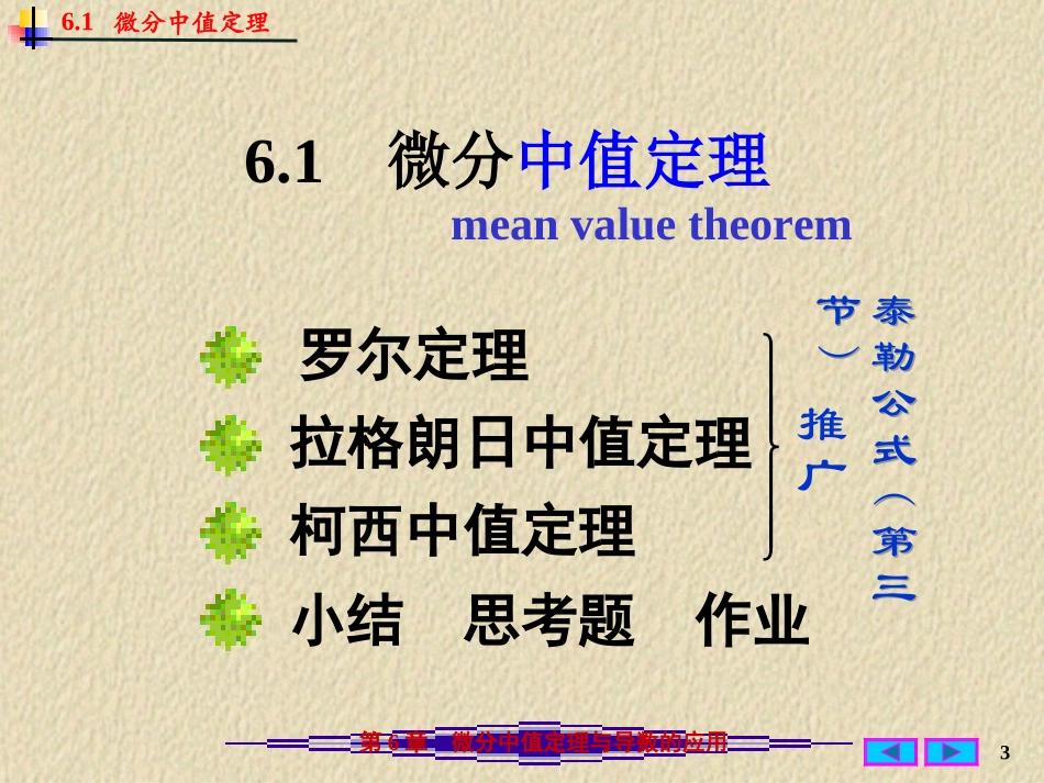 哈尔滨工业大学《高等数学》课件-第六章 微分中值定理与导数的应用 (1).PPT_第3页