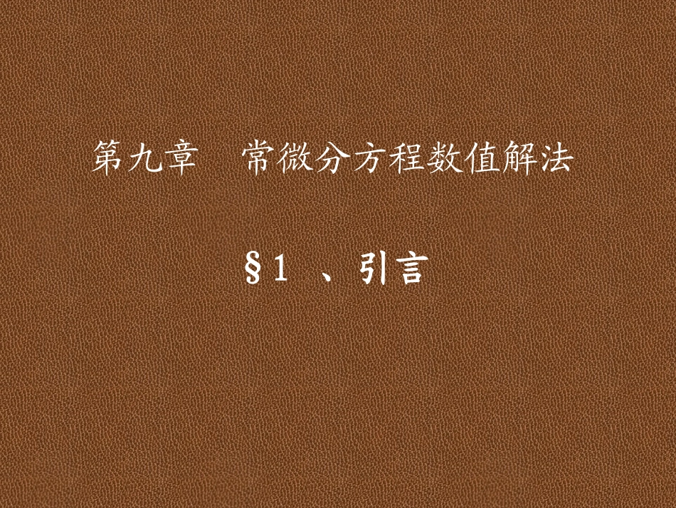 东北农业大学《数值分析》课件-第九章（隋老师）.pptx_第2页