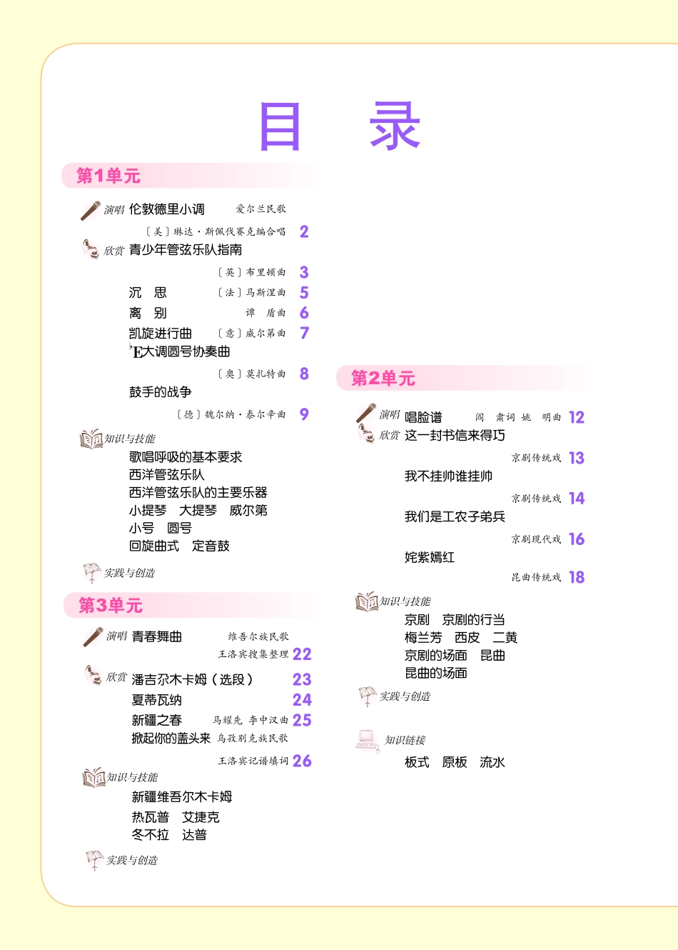 义务教育教科书·音乐七年级下册（主编：敬谱）.pdf_第3页