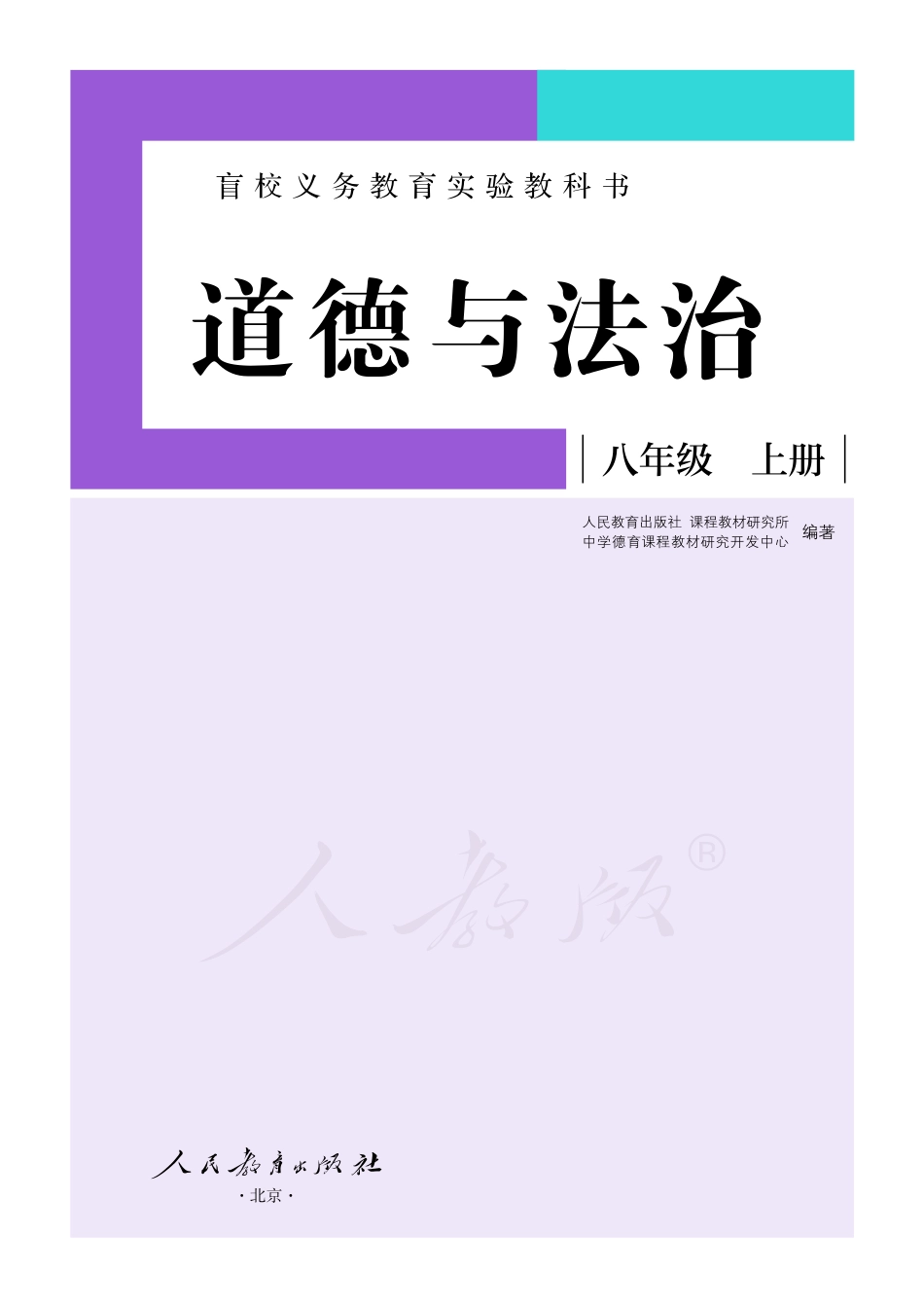 盲校义务教育实验教科书道德与法治八年级上册（供低视力学生使用）.pdf_第2页