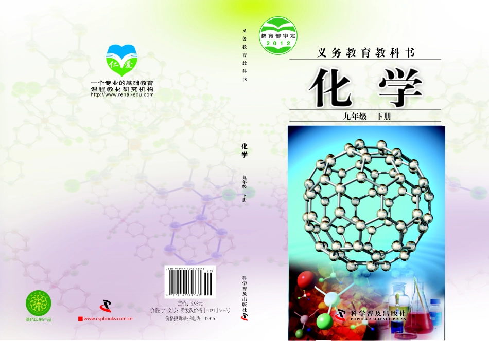 义务教育教科书·化学九年级下册.pdf_第1页