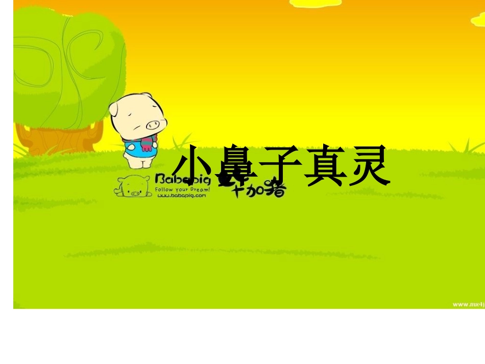 小鼻子真灵动画.ppt_第1页