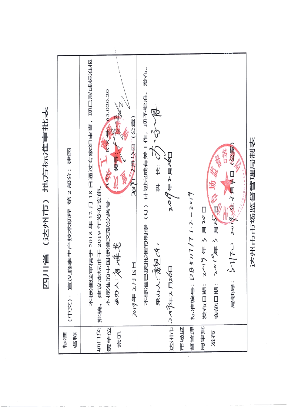 DB5117T 1.2-2019 宣汉脆李生产技术规程 第2部分 建园.pdf_第1页