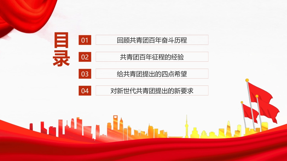 高中主题班会-----青春心向党建功新时代 庆祝中国青年团成立100周年课件.pptx_第2页