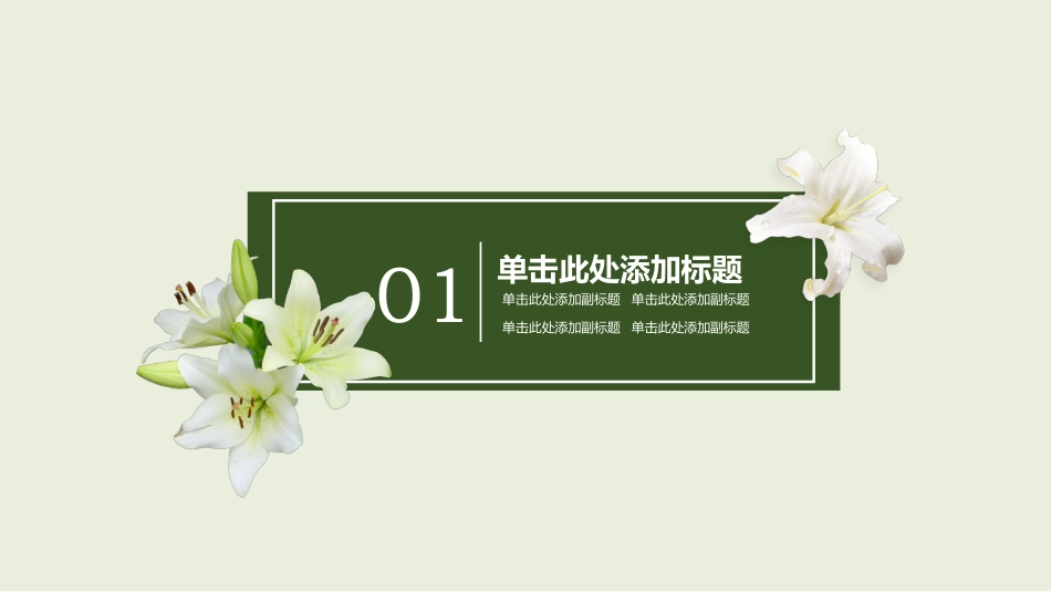 淡雅唯美工作总结汇报PPT模板.pptx_第3页