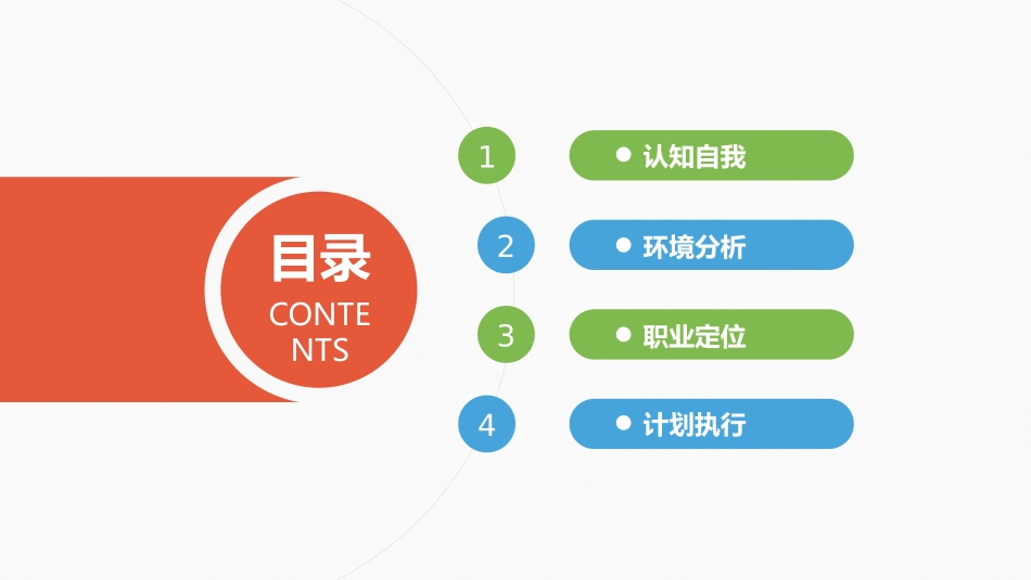 扁平化职业生涯规划PPT模板.pptx_第2页