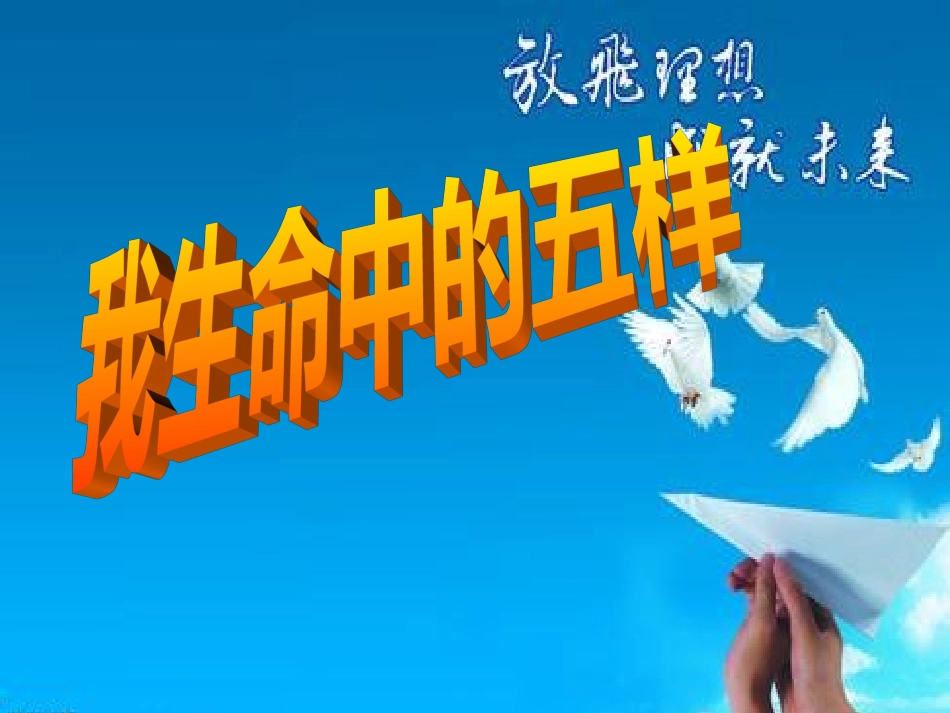 我生命的五样ppt.ppt_第1页