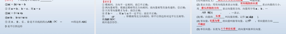 1.平面向量的有关概念——零向量、单位向量、相等向量、相反向量.ppt