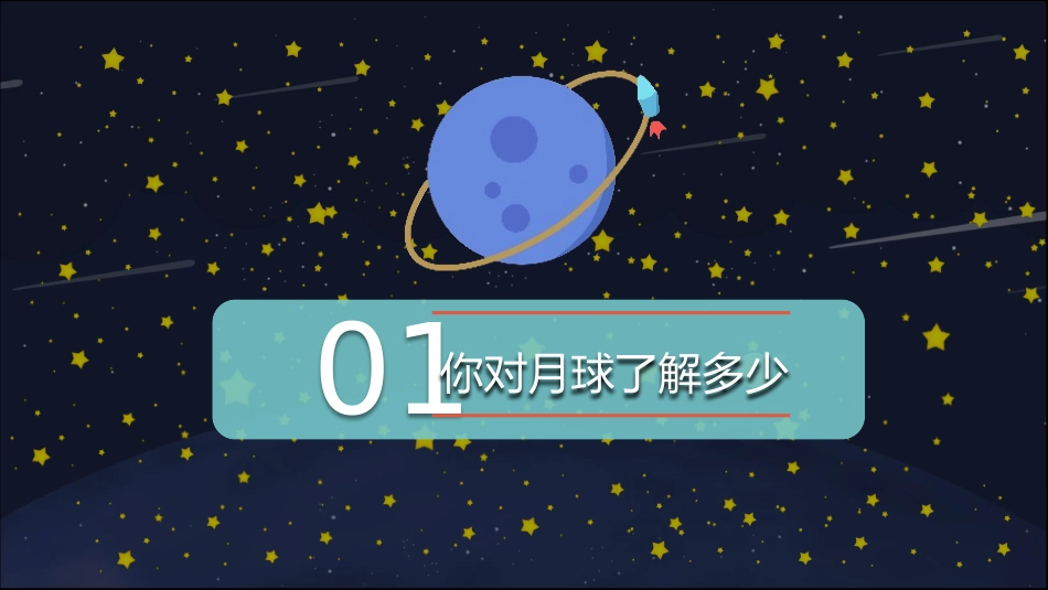 儿童小学宇宙天文学知识教育PPT模板.pptx_第3页