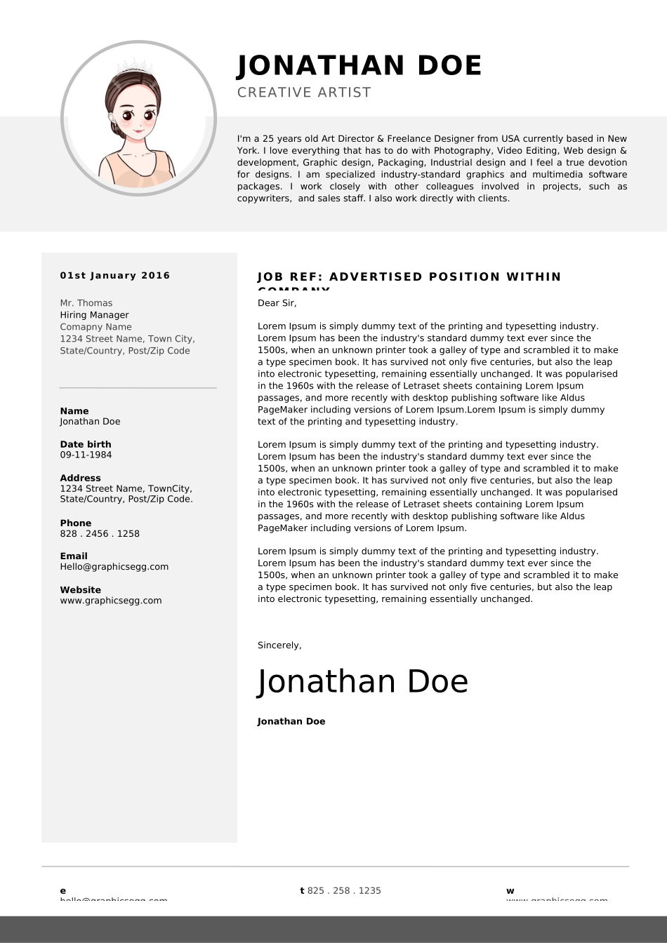 [简历]精选英文简历(110).docx_第1页