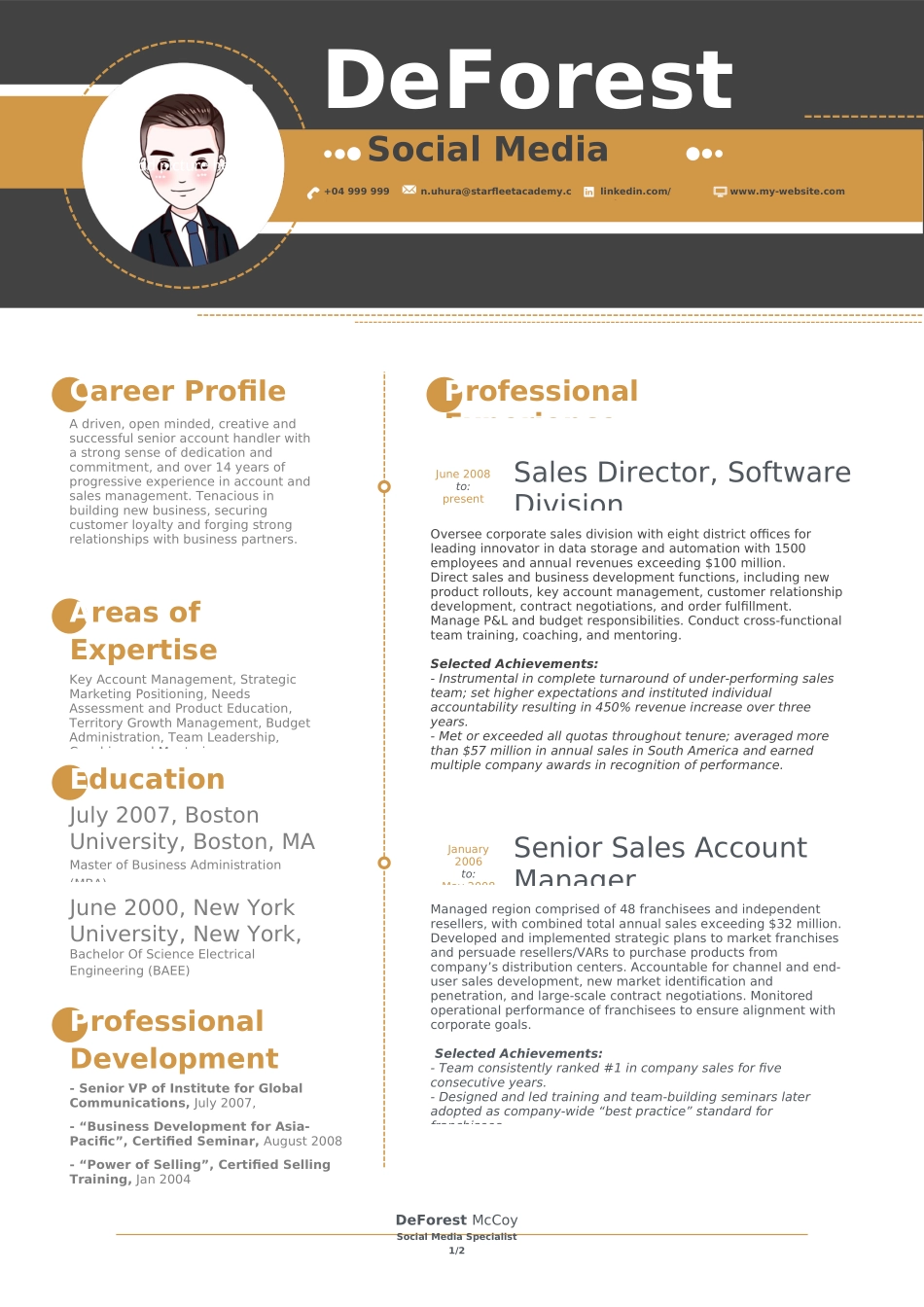 [简历]精选英文简历(202).docx_第1页