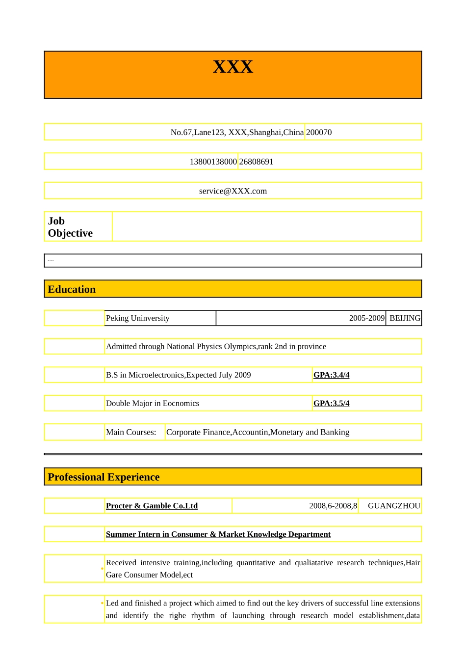 英文简历模板 (23).doc_第1页