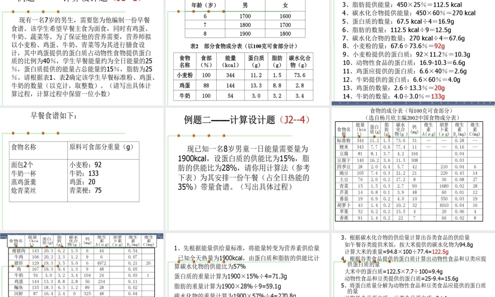 国家三级公共营养师---技能培训全套复习材料 真题(121-.ppt
