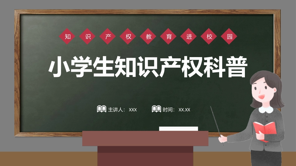 知识产权教育进校园中小学生知识产权知识科普课件.pptx_第1页