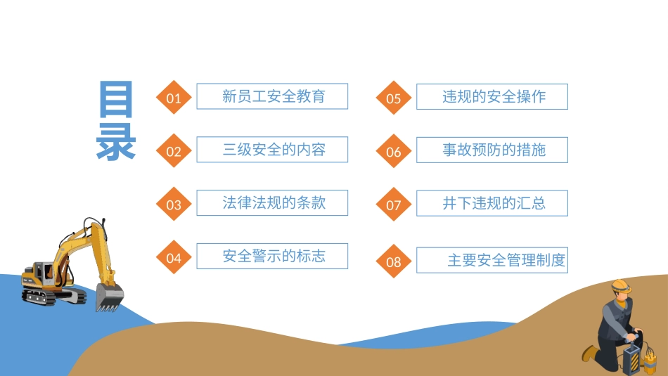 预防为主安全第一矿山三级安全教育培训课件.pptx_第3页
