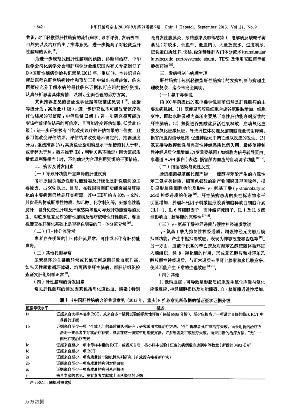 中国肝性脑病诊治共识意见(2013年-重庆).pdf_第2页