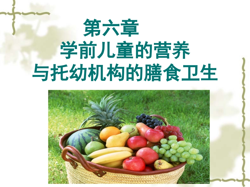 学前儿童的营养与托幼机构的膳食卫生.ppt_第2页