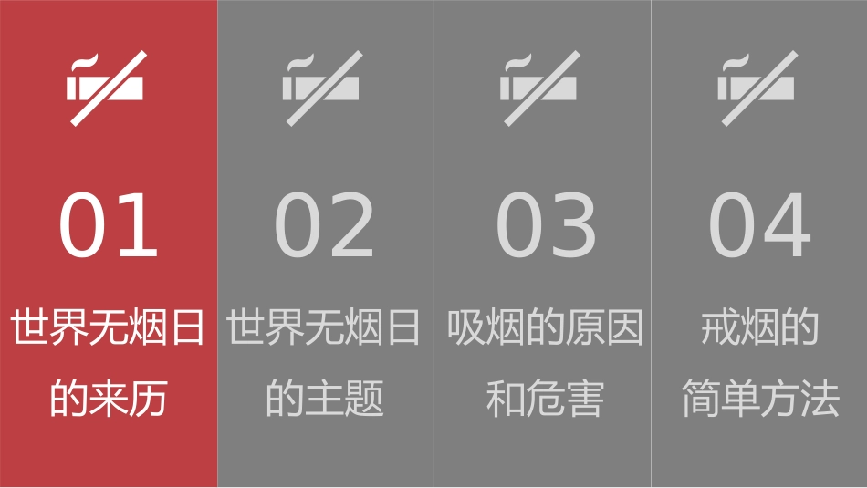 戒烟世界无烟日PPT模板.pptx_第3页