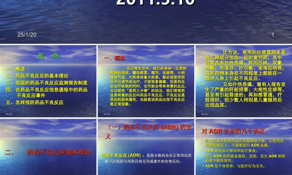 药品不良反应简介.ppt