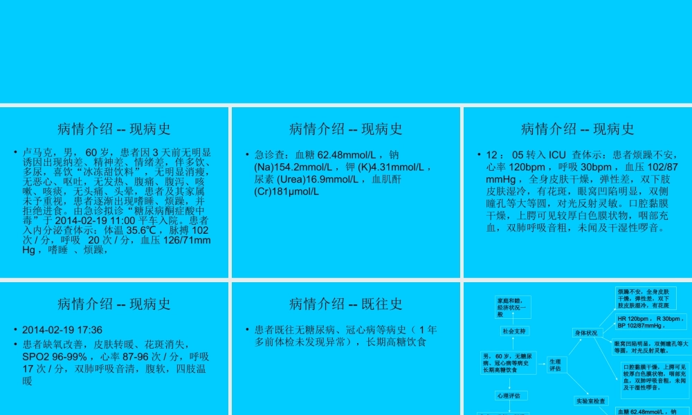 糖尿病高渗性昏迷.ppt