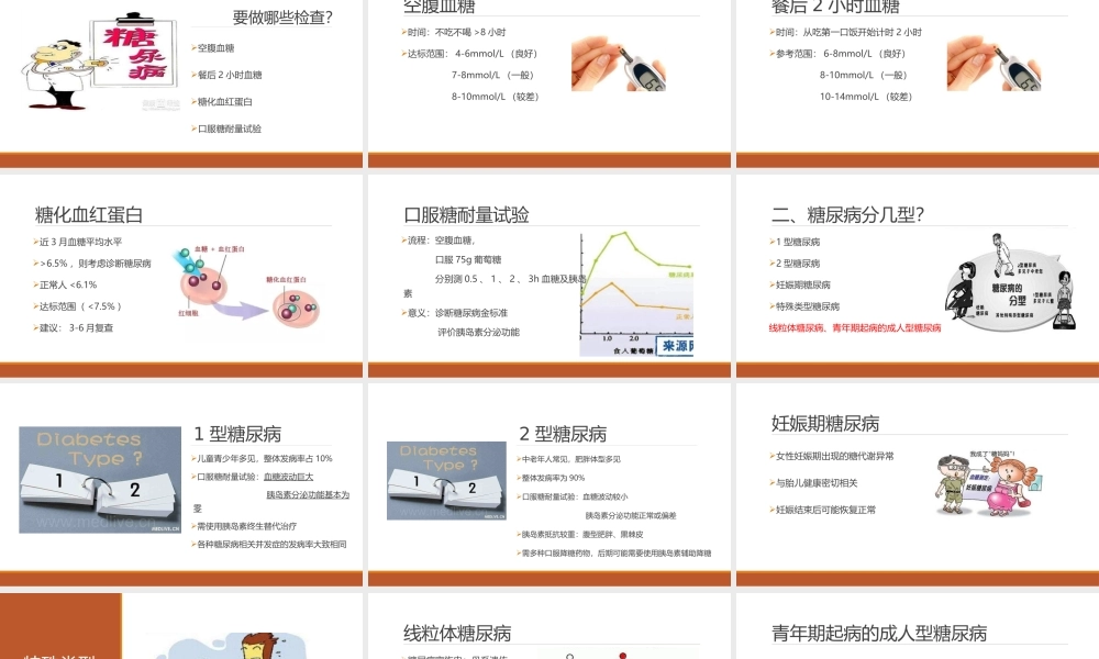 糖尿病患者需要做哪些检查.pptx