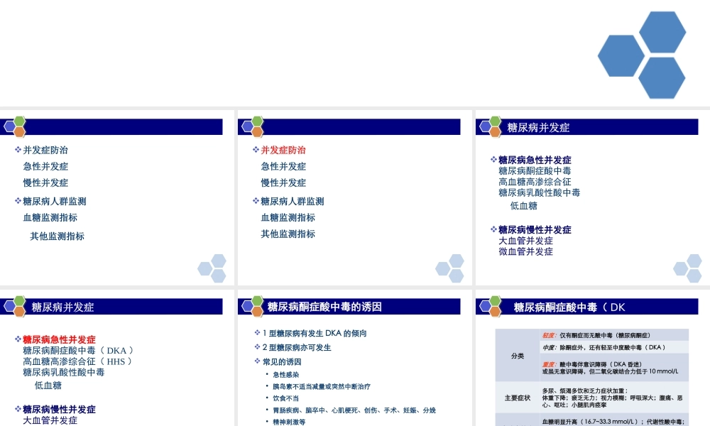 糖尿病并发症防治与监测.ppt