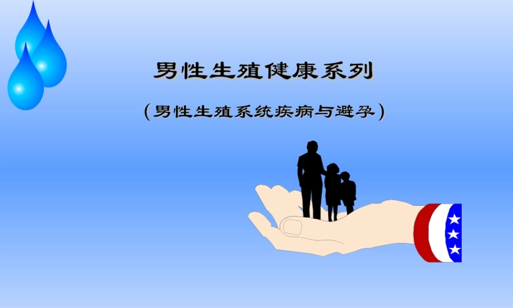 男性生殖健康系列.ppt