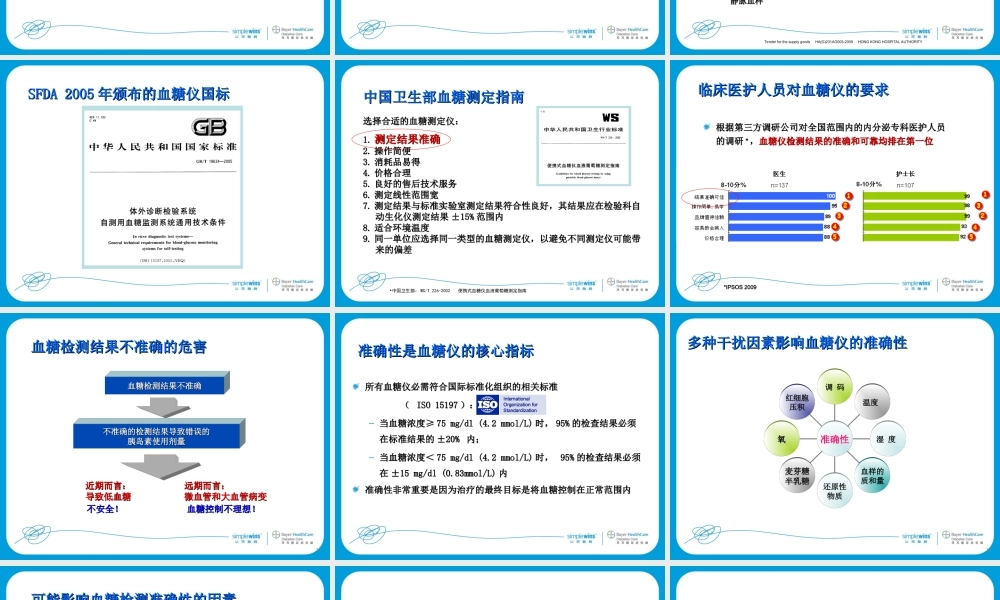 糖检测准确性的因素分析及病案讨论.ppt