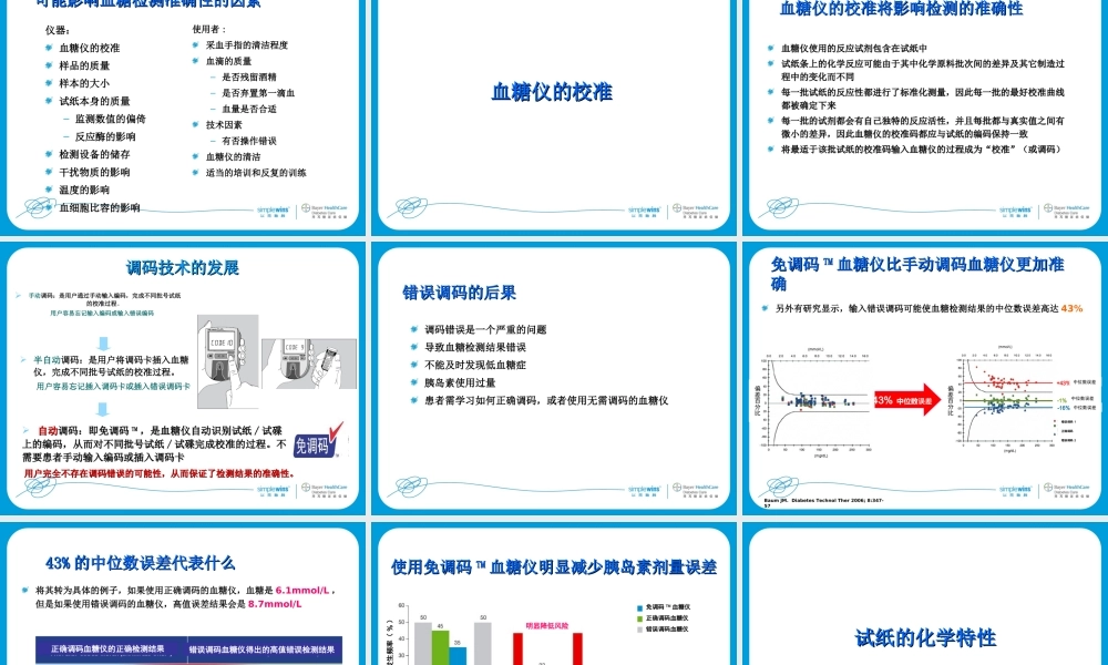 糖检测准确性的因素分析及病案讨论.ppt