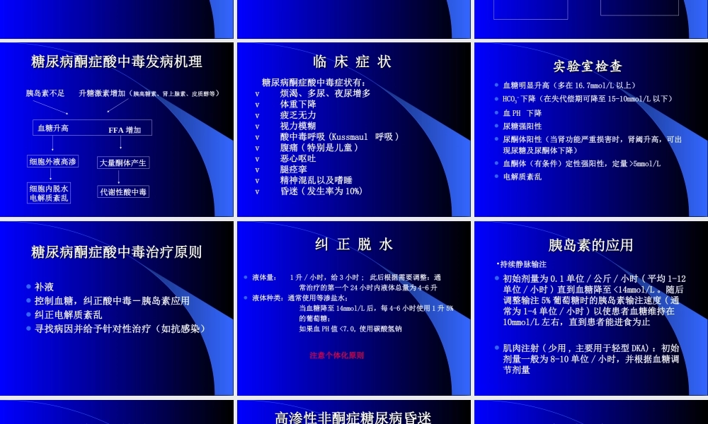 糖尿病的急性并发症.ppt