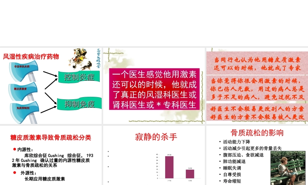 糖皮质激素与骨质疏松.ppt