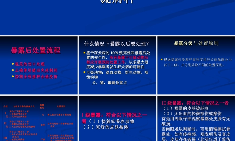 狂犬病暴露后处理.ppt