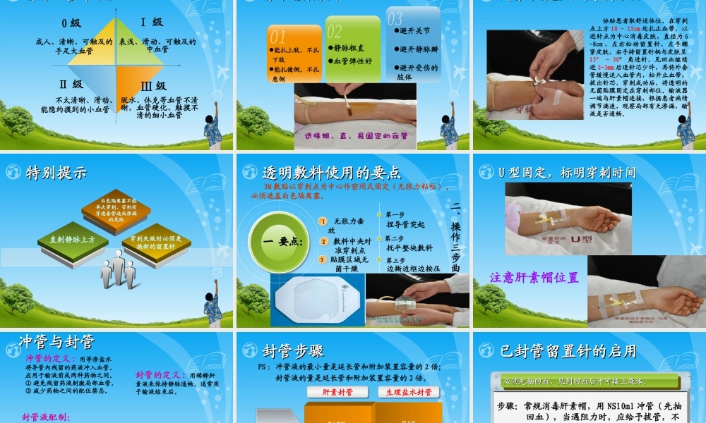 深浅静脉留置针的应用与维护.ppt