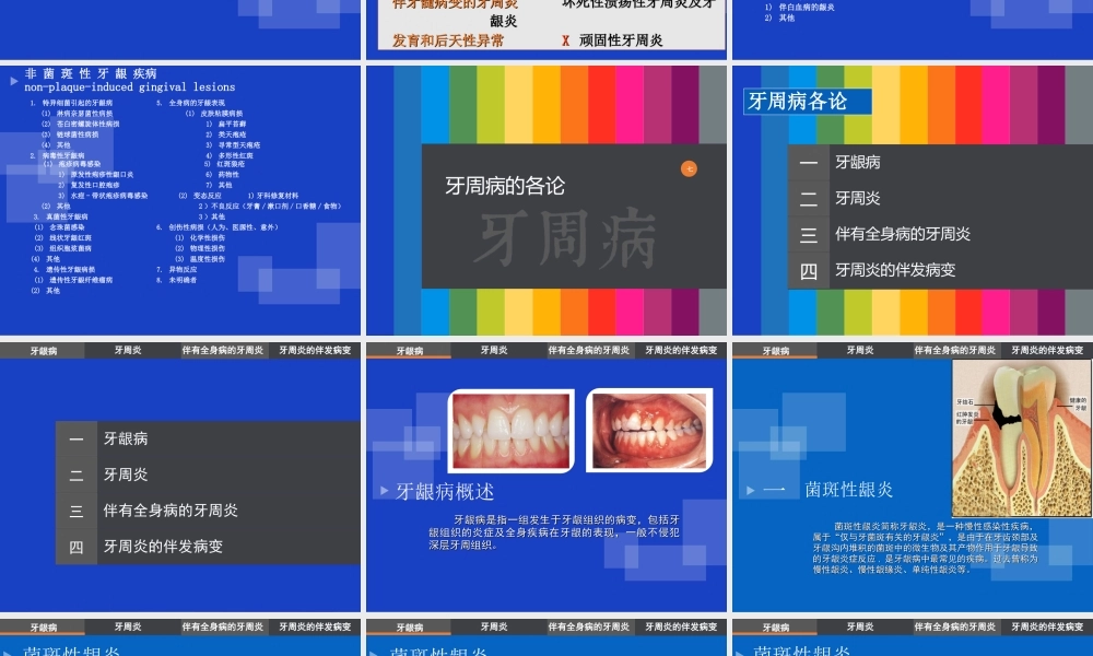 牙周病分类及龈炎各论.ppt