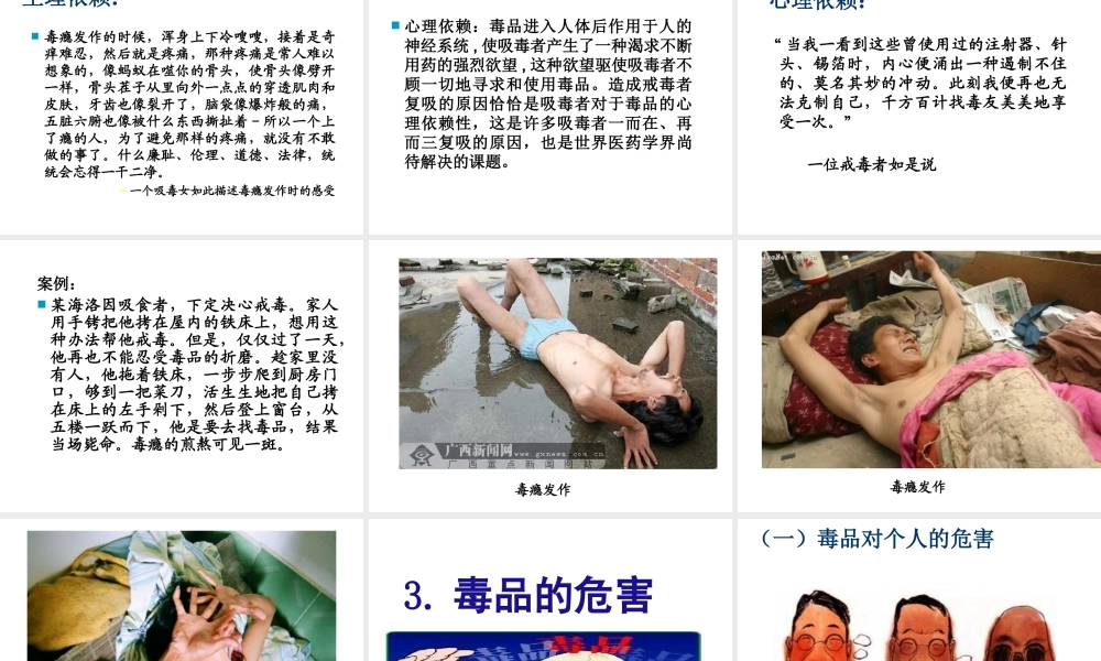 珍爱生命---拒绝毒品..ppt