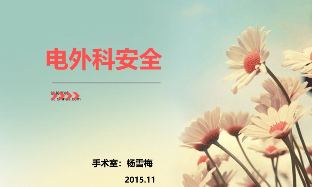 电外科安全.ppt