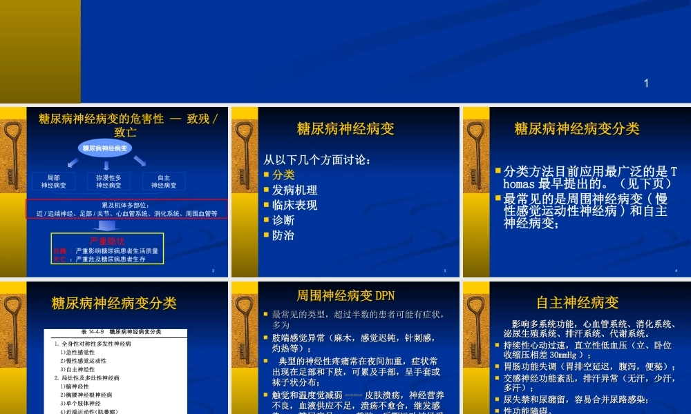糖尿病神经病变.ppt
